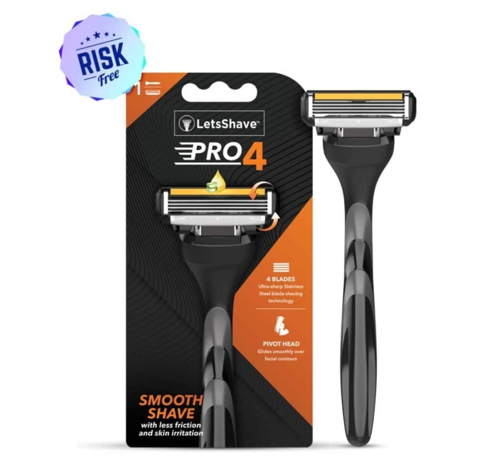 LetsShave Pro 4 Razor For FREE Worth ₹249 | FREE sample | Pay Only Shipping 1 photo 2021 11 01 1397802116116366418
