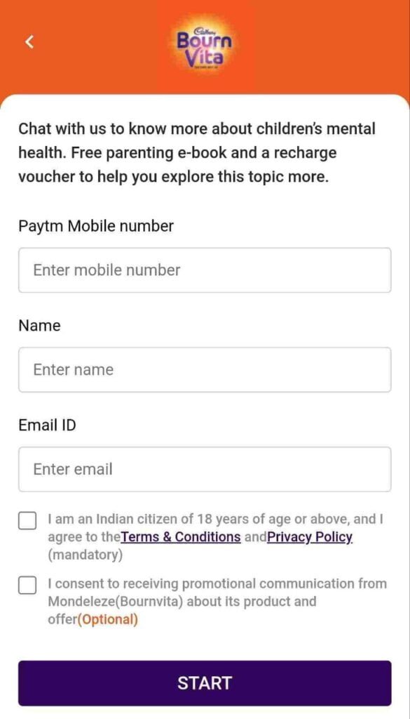 Bournvita Mental Health Offer Instant Free Paytm Cash 1 IMG 20220607 075400 337