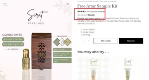 Sirat Perfumes Attar Perfume Test Kit