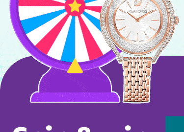 Spin And Win Swarovski watch & More