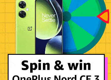 Spin And Win Oneplus Nord Ce3 And More