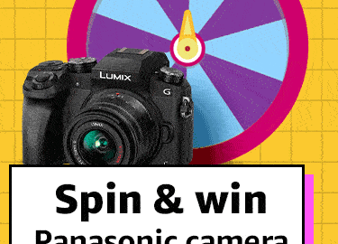 Spin and win Panasonic camera and more