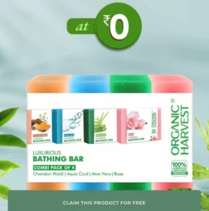 Free Organic Harvest Luxury Soap (Worth ₹349)