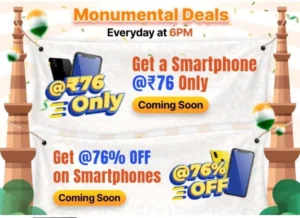 smartphone for just ₹76