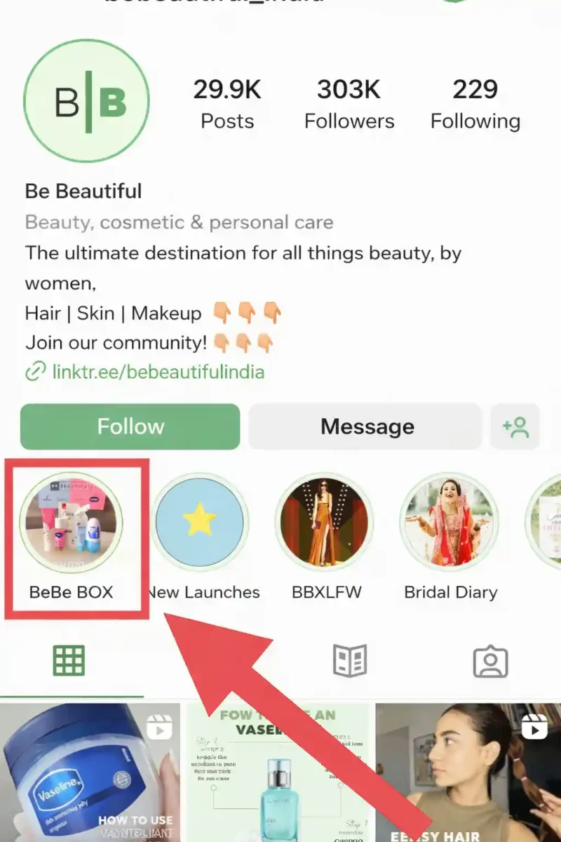 be beautiful box Instagram