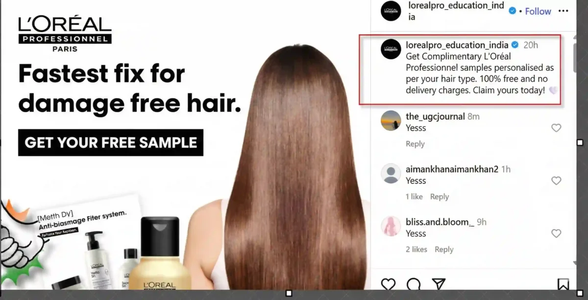 LOreal Free Sample Loot 2026