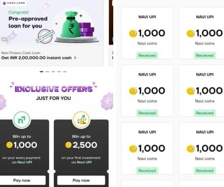 Navi App Exclusive Loot Offer Cashback Proof Navi App Exclusive Loot Offer Banner and Cashback Payment Proof - Digital LYF Ruol